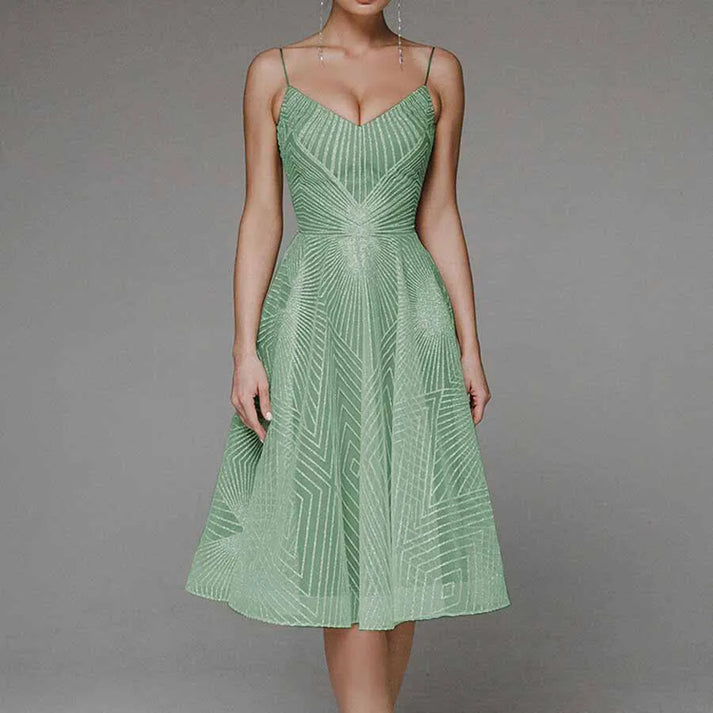 Lynda – Midikleid mit Spitzenapplikationen