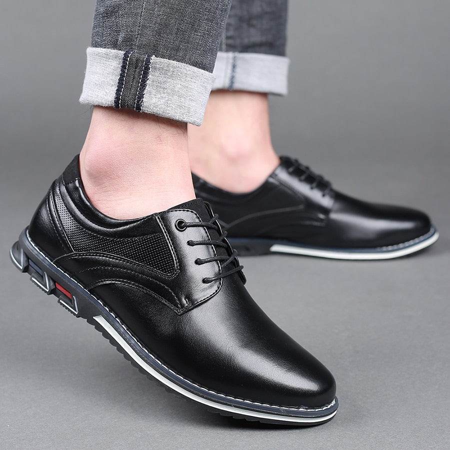Herren Business Schnürschuhe – Klassische Eleganz & Orthopädischer Komfort für Alltag und Büro