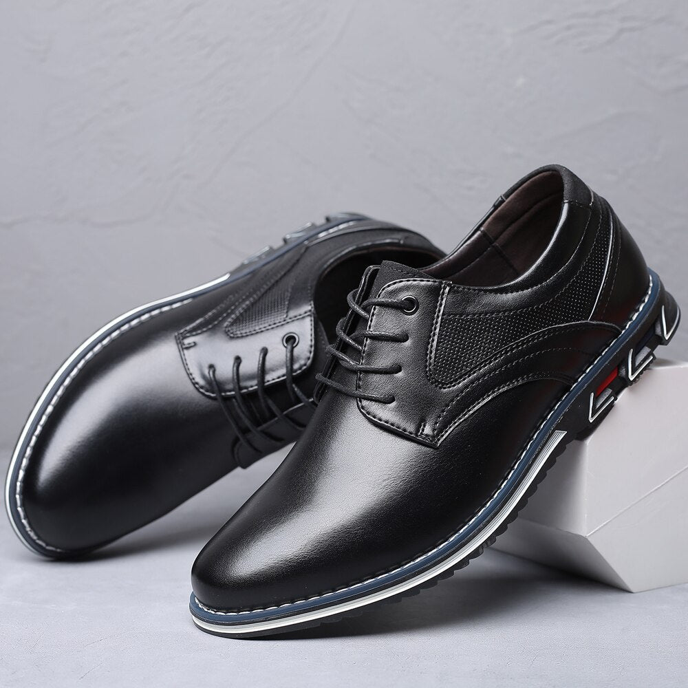 Herren Business Schnürschuhe – Klassische Eleganz & Orthopädischer Komfort für Alltag und Büro