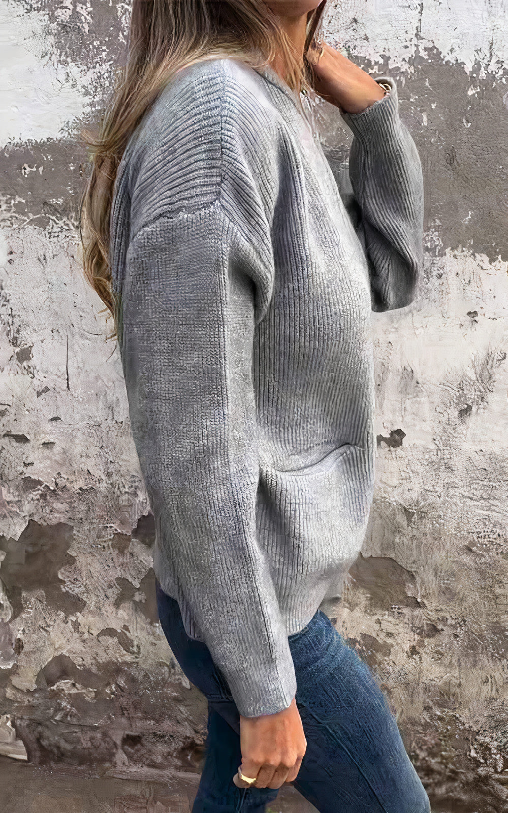 Damen Strickjacke mit Reißverschluss – Eleganter Alltags-Cardigan für vielseitige Outfits