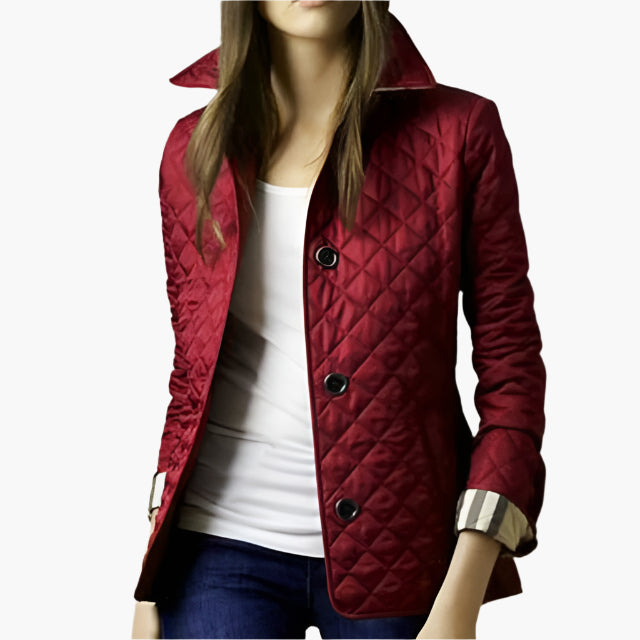 Women's quilted jacket – fashionable transitional jacket for everyday and leisure use