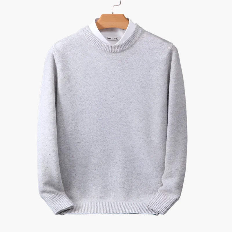 Herren Pullover mit Rundhalsausschnitt – Eleganter Business & Casual Strickpullover