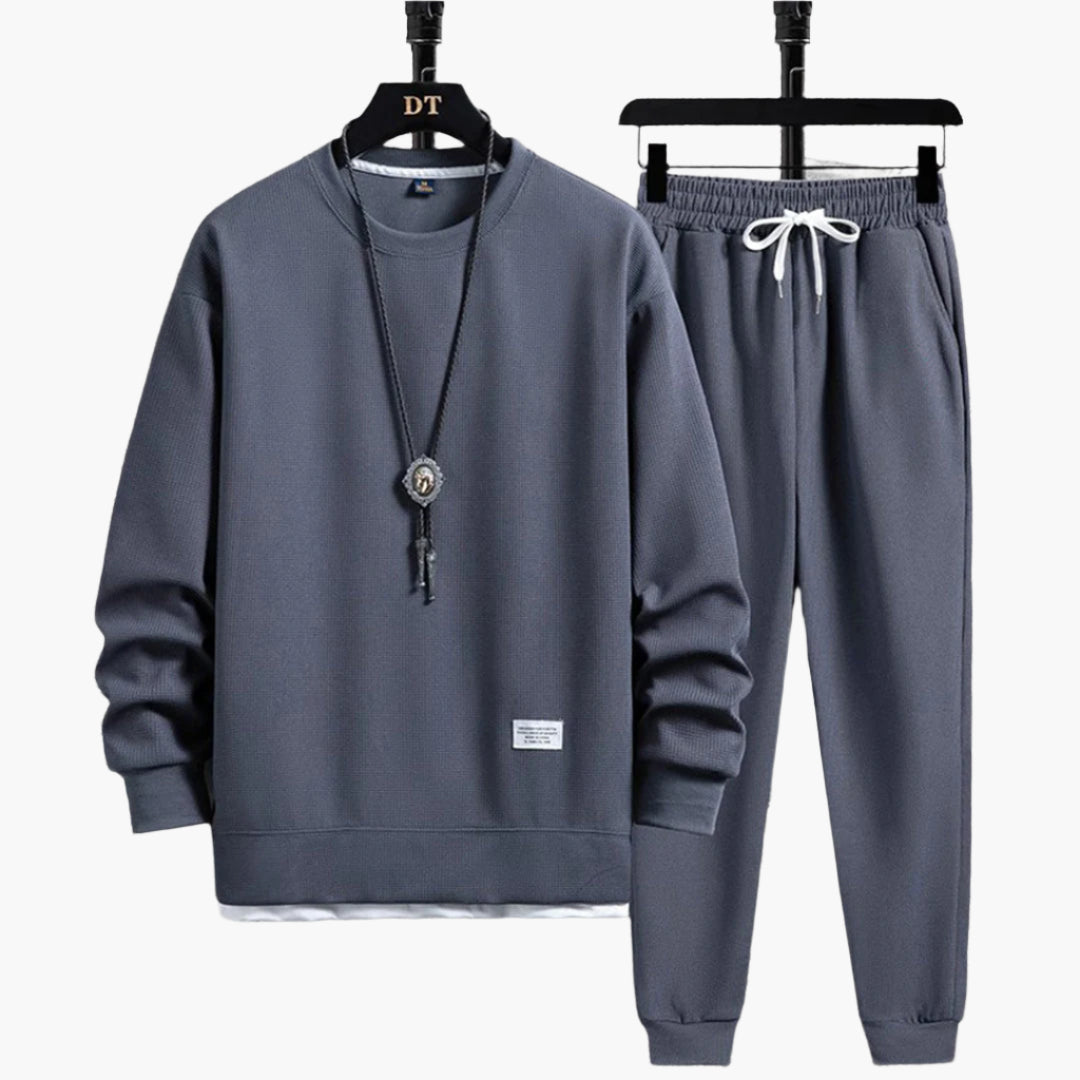 Herren Jogginganzug Set – Modernes Freizeit-Outfit mit Pullover und Hose, Komfort für Alltag & Entspannung