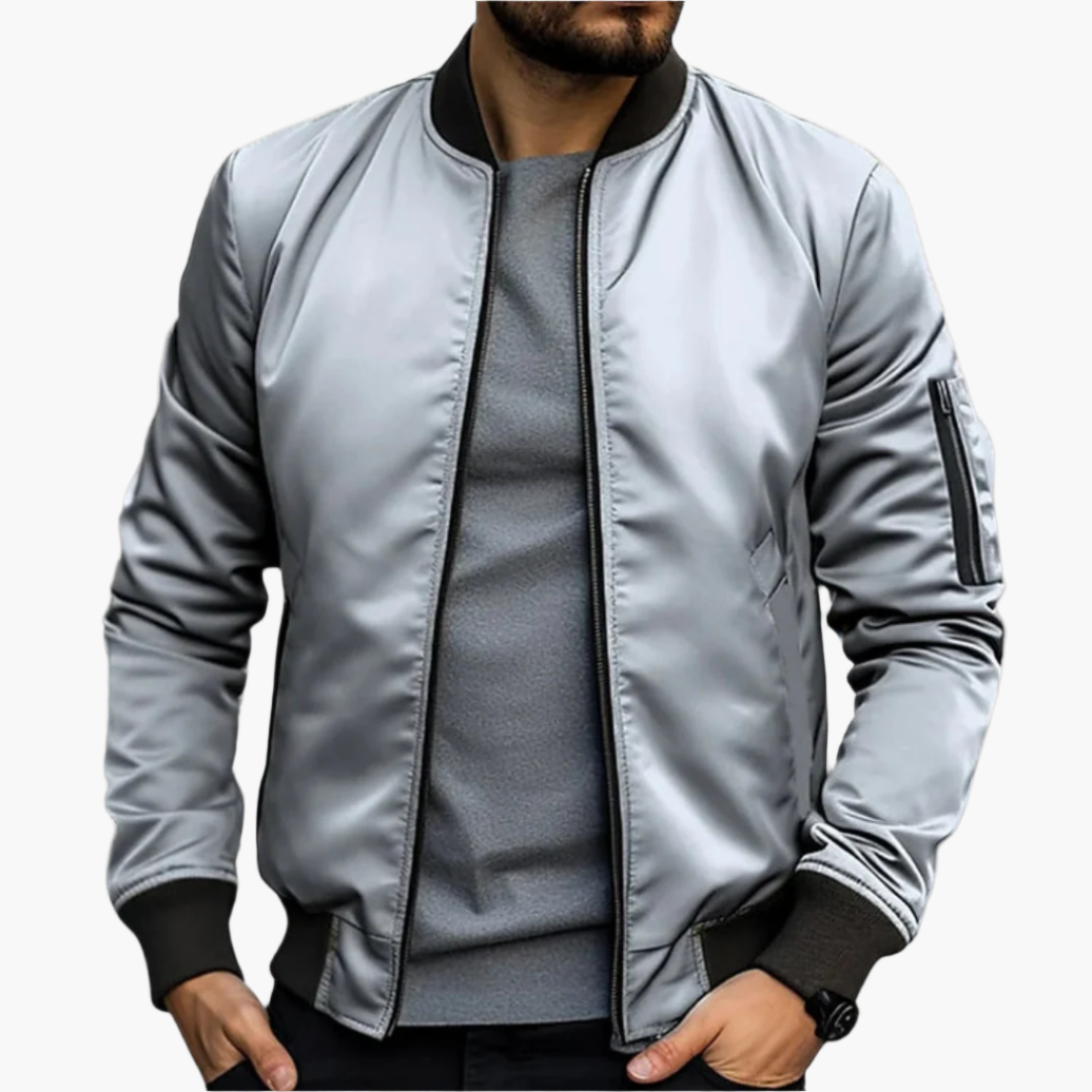 Herren Bomberjacke Übergangsjacke Modern Streetwear – Stilvoll & Vielseitig für Freizeit und Alltag