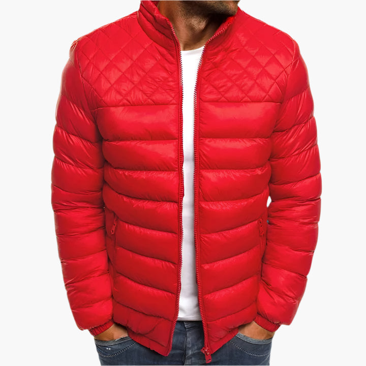 Men's Outdoor Quilted Jacket – Functional Wind and Rain Jacket for Everyday and Adventure