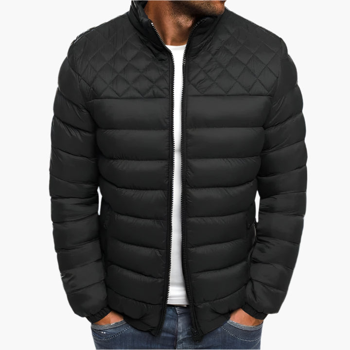 Men's Outdoor Quilted Jacket – Functional Wind and Rain Jacket for Everyday and Adventure