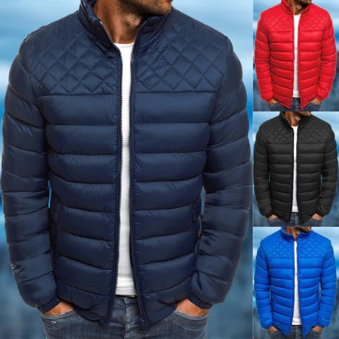 Men's Outdoor Quilted Jacket – Functional Wind and Rain Jacket for Everyday and Adventure