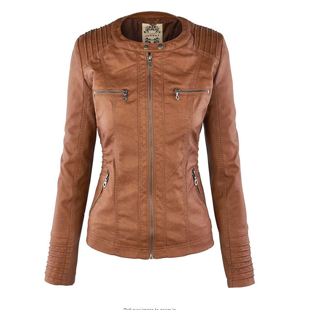 Women's jacket with hood – Fashionable transitional jacket for everyday and leisure use
