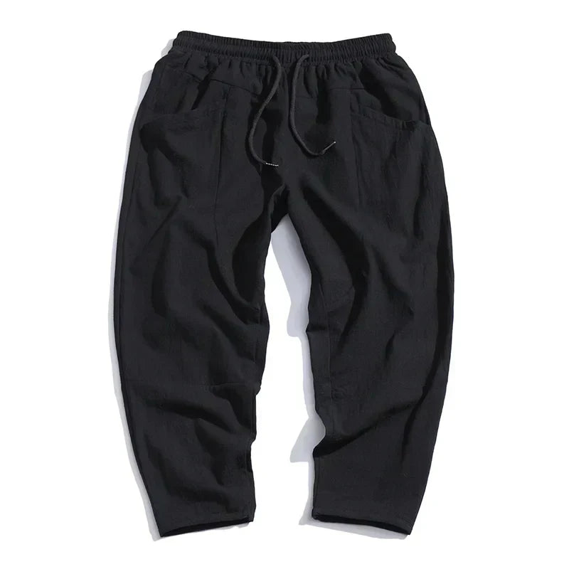 Men's Cropped Casual Pants – Modern Streetstyle Pants for Everyday and Leisure