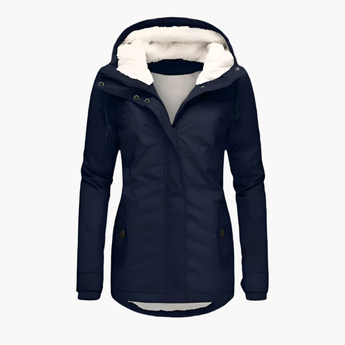 Women's winter coat with hood – waterproof outdoor jacket for everyday & leisure