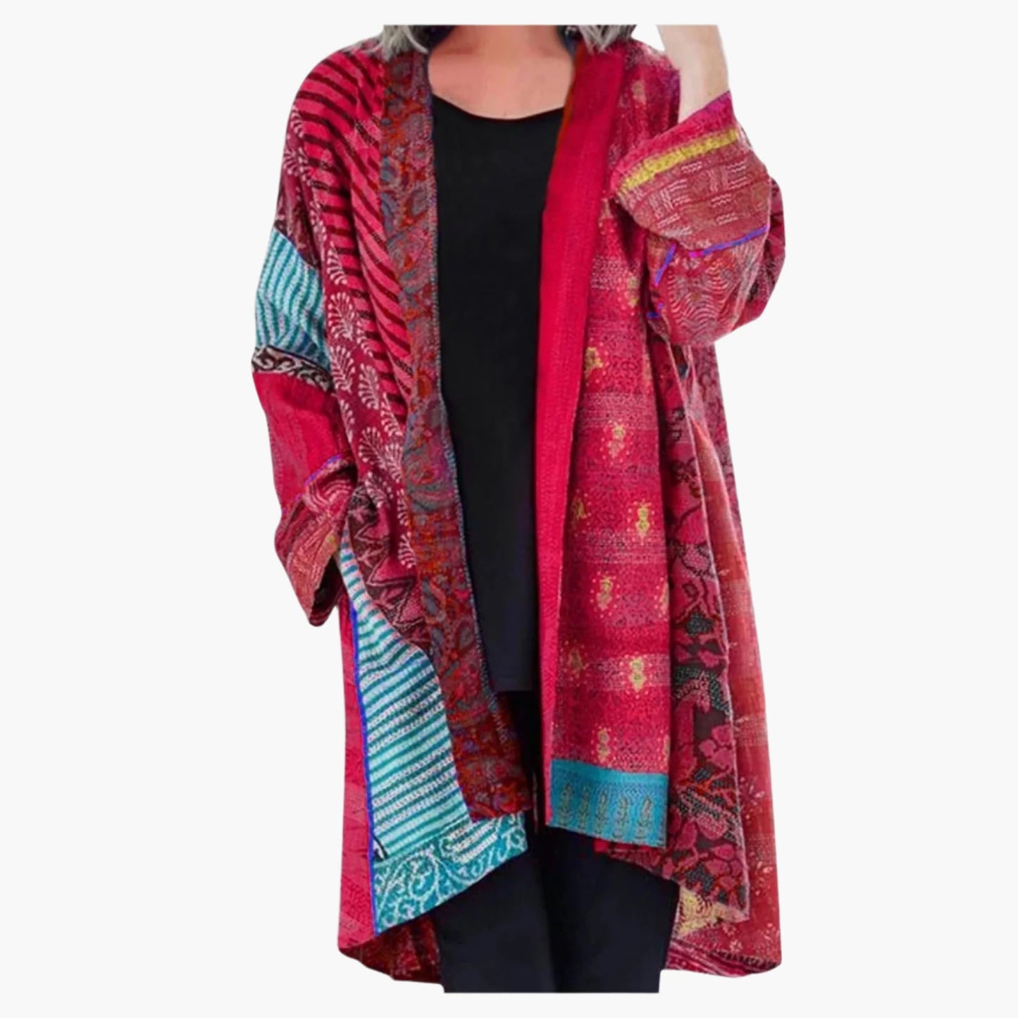 Women's Vintage Kimono Cardigan – Boho Style for Everyday and Leisure