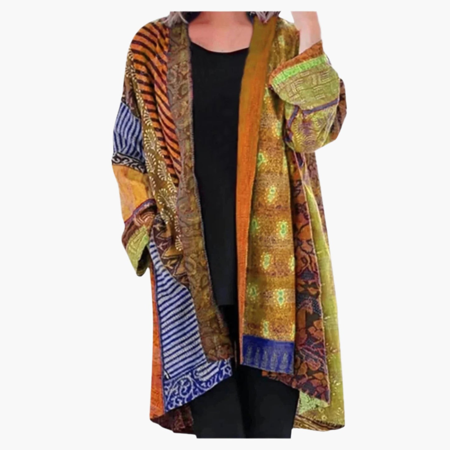 Women's Vintage Kimono Cardigan – Boho Style for Everyday and Leisure