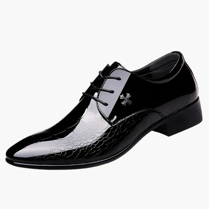 Elegant Men's Oxford Business Shoes – Classic Pointed Shoes for Formal Occasions and Weddings