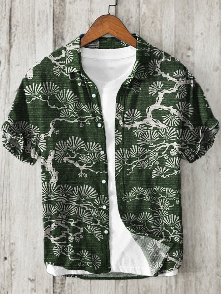 Kaori™ - Skjorte med Japansk Print