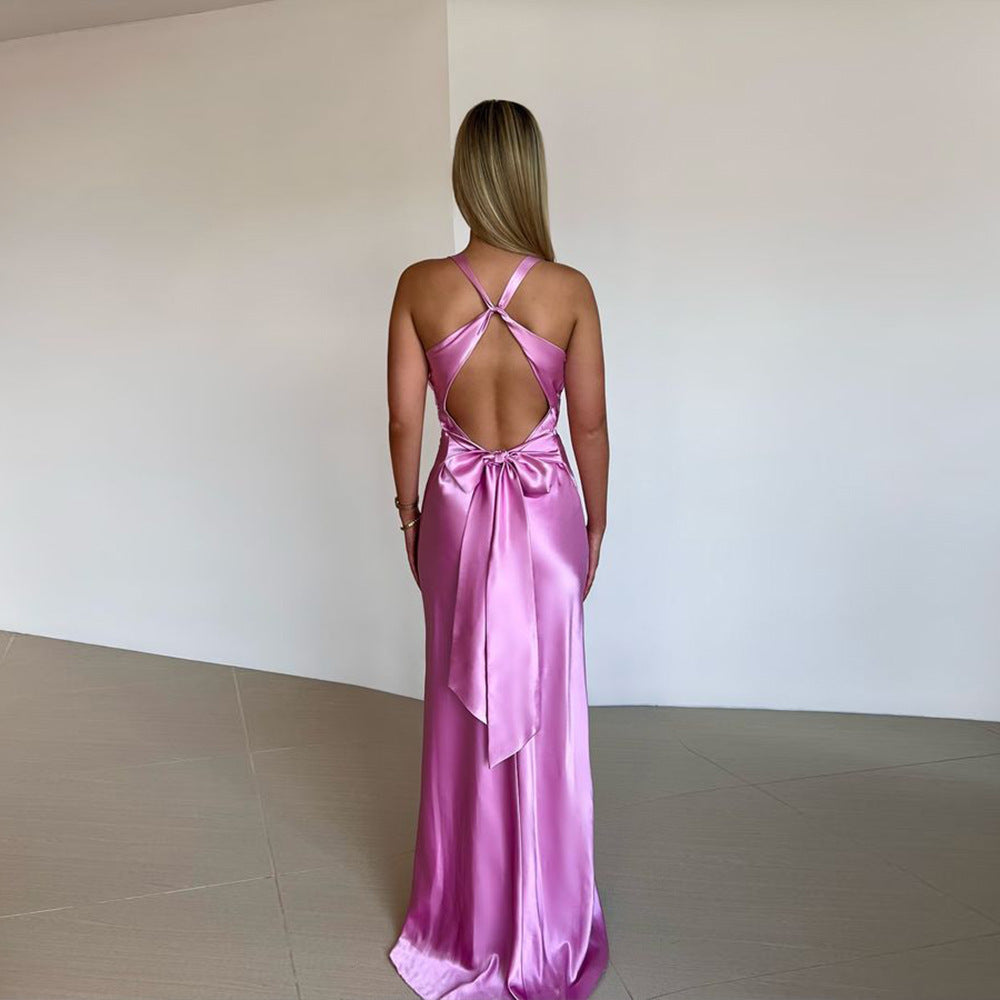 Damen Elegantes Abendkleid im A-Linien-Stil für besondere Anlässe und Partys