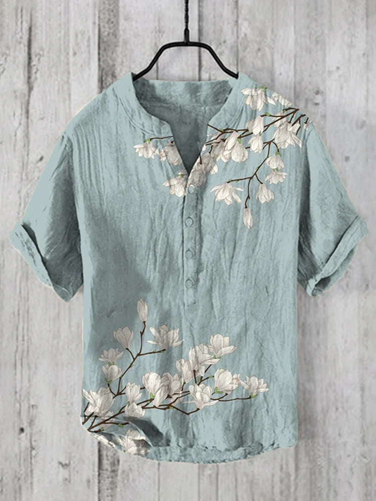 Kaori™ - Skjorte med Japansk Print