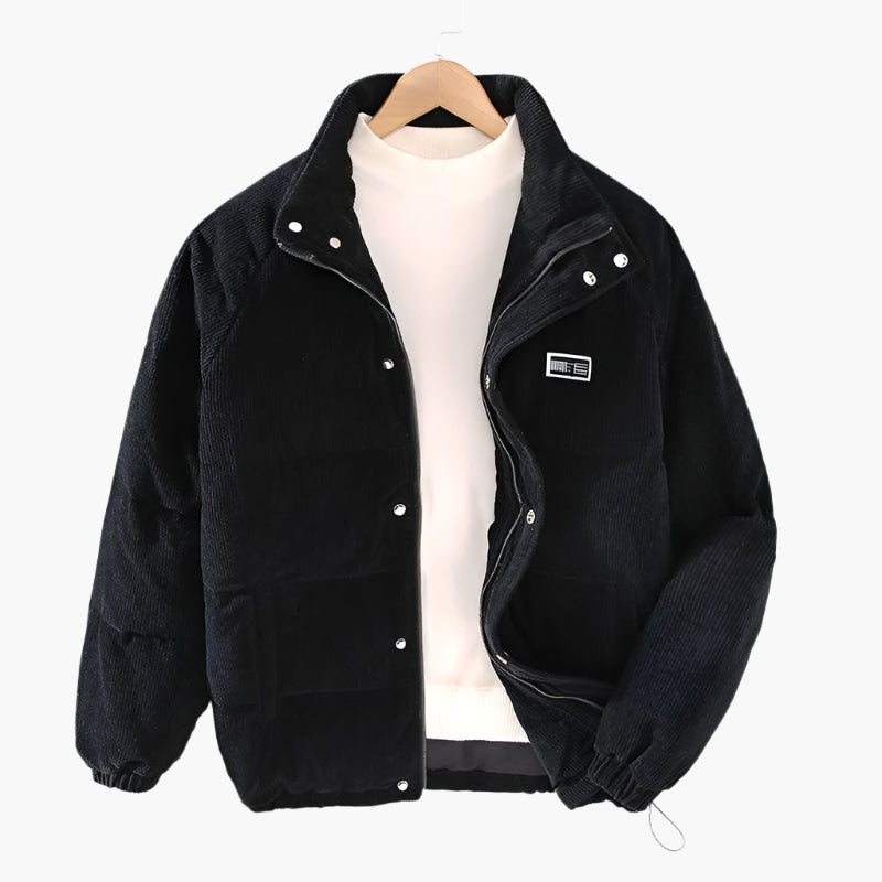 Herren Winter Steppjacke – Modische wattierte Outdoorjacke für kalte Tage
