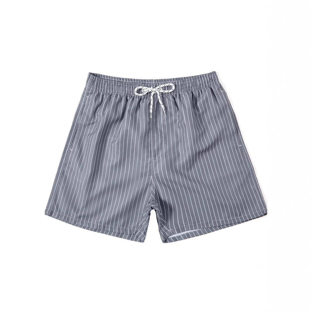 Herren Strandshorts mit Streifenmuster – Lässige Badeshorts für Sommer & Freizeit