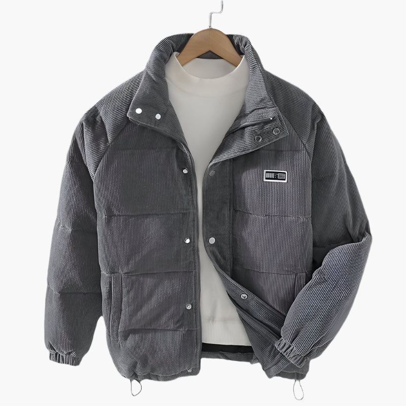 Herren Winter Steppjacke – Modische wattierte Outdoorjacke für kalte Tage