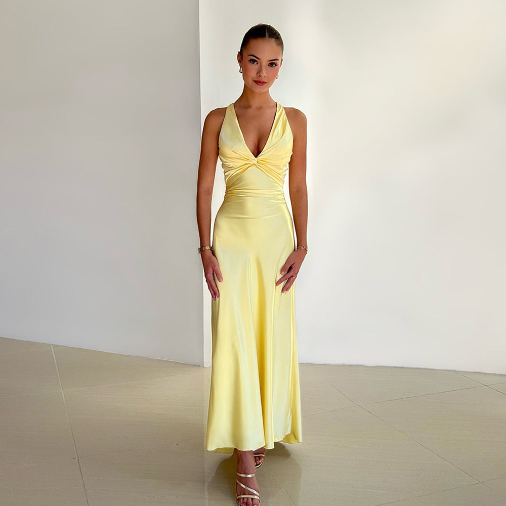 Damen Elegantes Abendkleid im A-Linien-Stil für besondere Anlässe und Partys