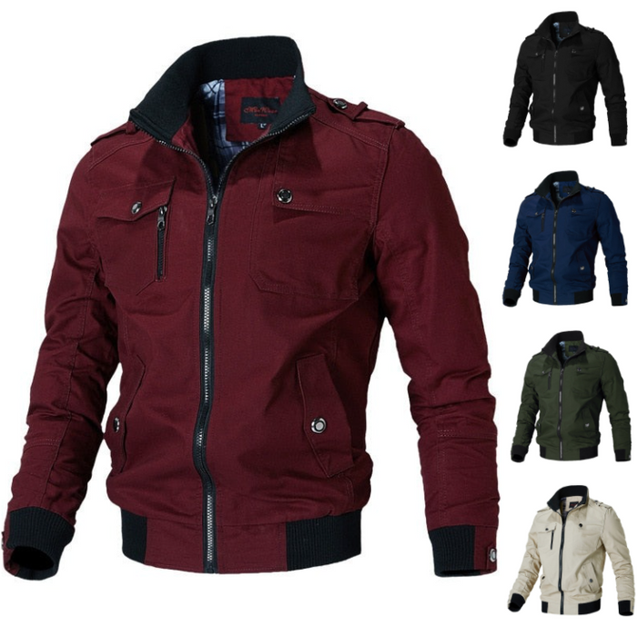 Men's Bomber Jacket Modern Style Versatile Everyday Casual Jacket