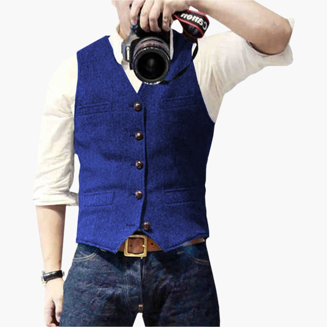 Men's Vest – Elegant Modern Gilet for Versatile Outfits and Timeless Style