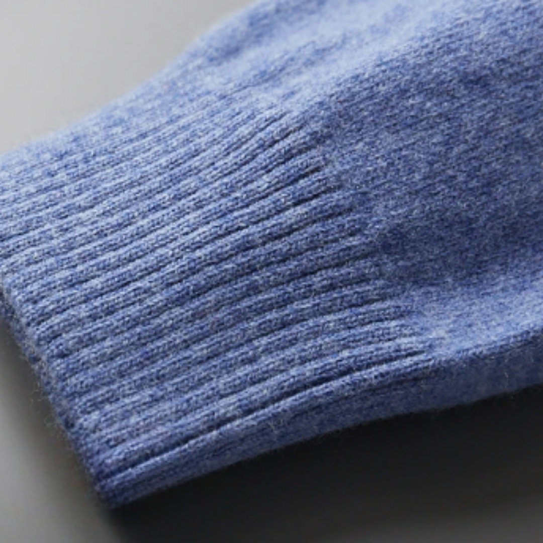 Herren Premium Wollpolo – Klassischer Strickpullover für Alltag & Business