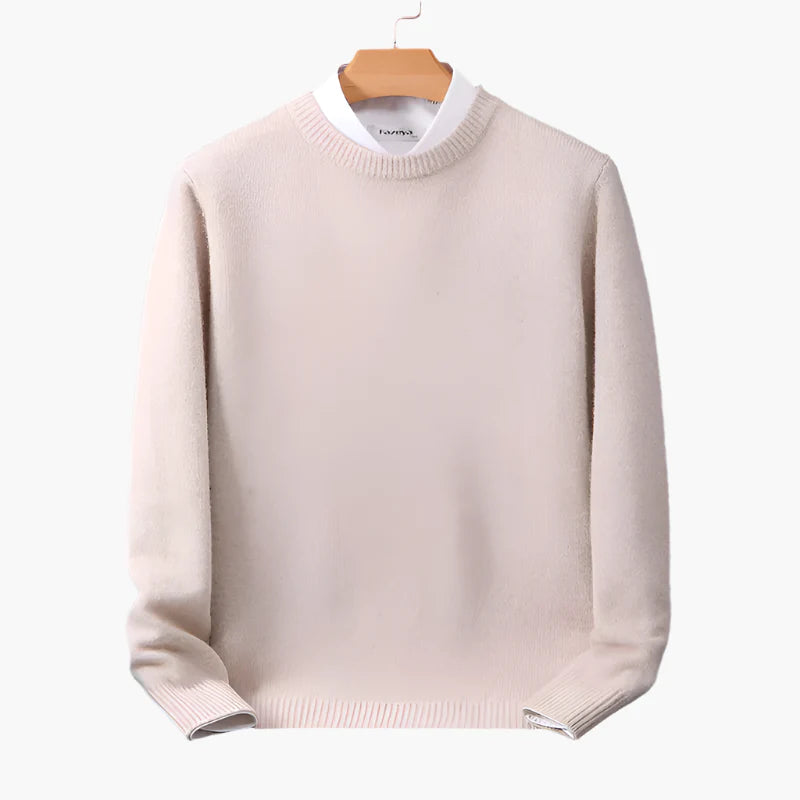 Herren Pullover mit Rundhalsausschnitt – Eleganter Business & Casual Strickpullover