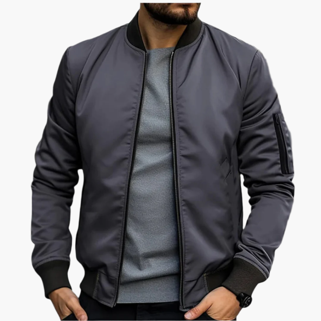 Herren Bomberjacke Übergangsjacke Modern Streetwear – Stilvoll & Vielseitig für Freizeit und Alltag