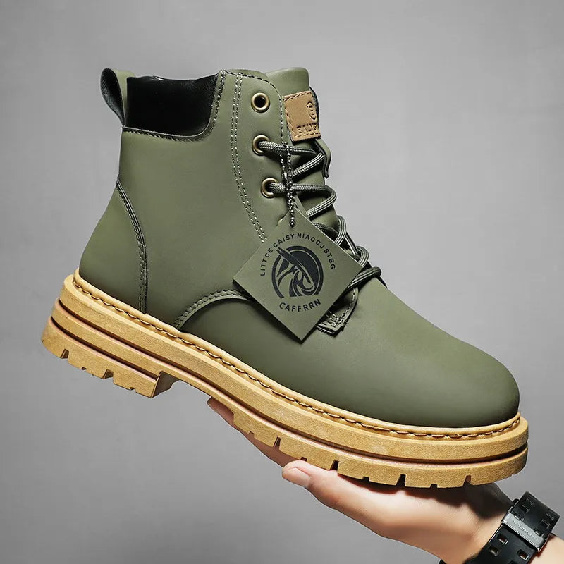 Men's outdoor boots in urban style – sturdy casual shoes for work and adventure