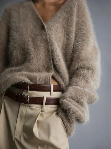 Women's Luxury Oversize Knit Cardigan for Stylish Elegance and Comfort