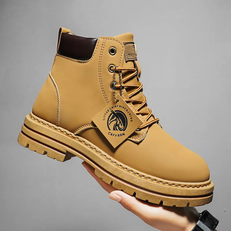 Men's outdoor boots in urban style – sturdy casual shoes for work and adventure