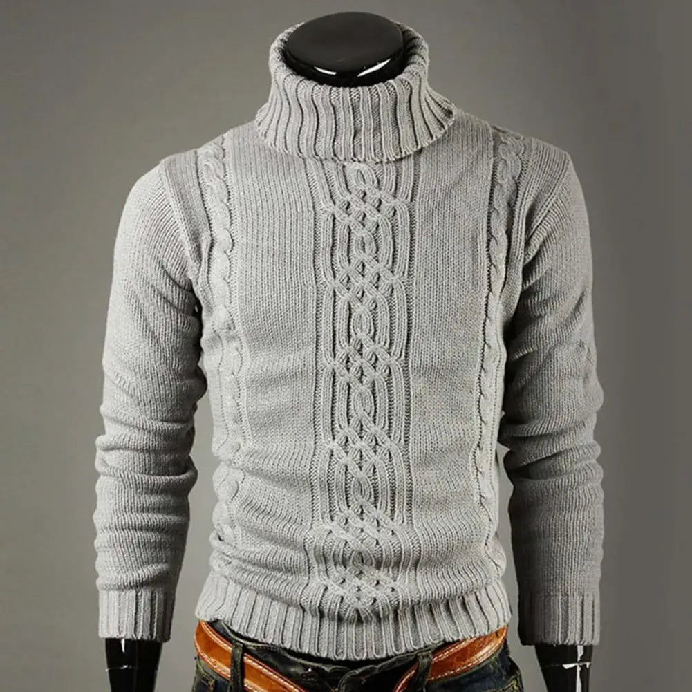 Percy – Warmer men's knitted sweater with turtleneck