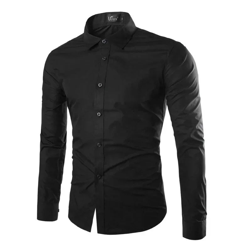 Herren Business Freizeithemd Modern Slim Fit – Stilvolles Hemd für Büro und Alltag