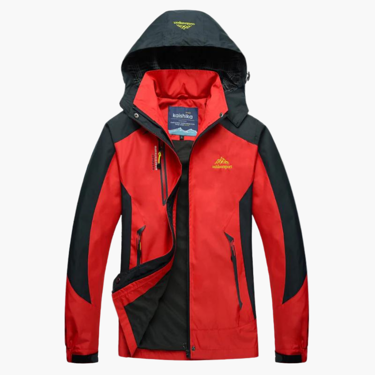 Damen Outdoorjacke Sportlich Wasserdicht Winddicht mit Kapuze – Perfekt für Wandern & Freizeit