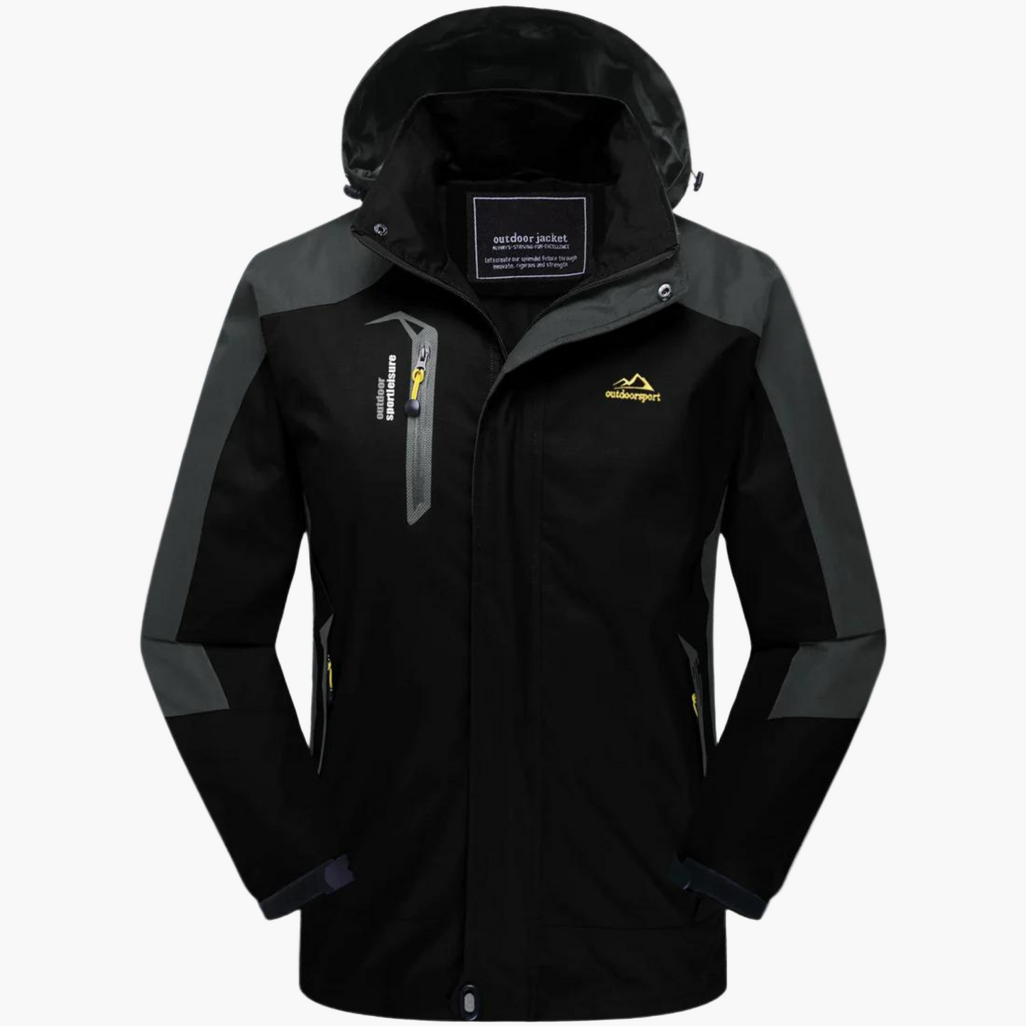 Damen Outdoorjacke Sportlich Wasserdicht Winddicht mit Kapuze – Perfekt für Wandern & Freizeit