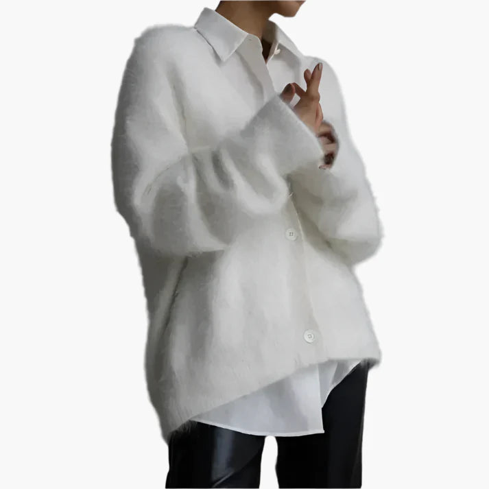 Women's Luxury Oversize Knit Cardigan for Stylish Elegance and Comfort