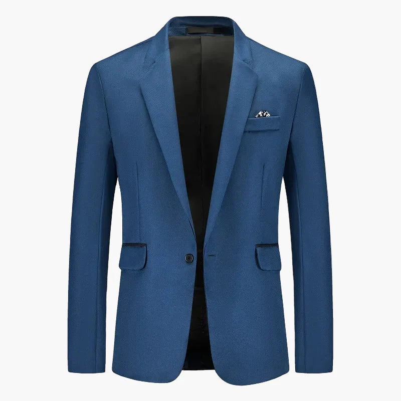 Herren Business Sakko Einreiher Modern Slim Fit – Eleganter Blazer für Büro & festliche Anlässe