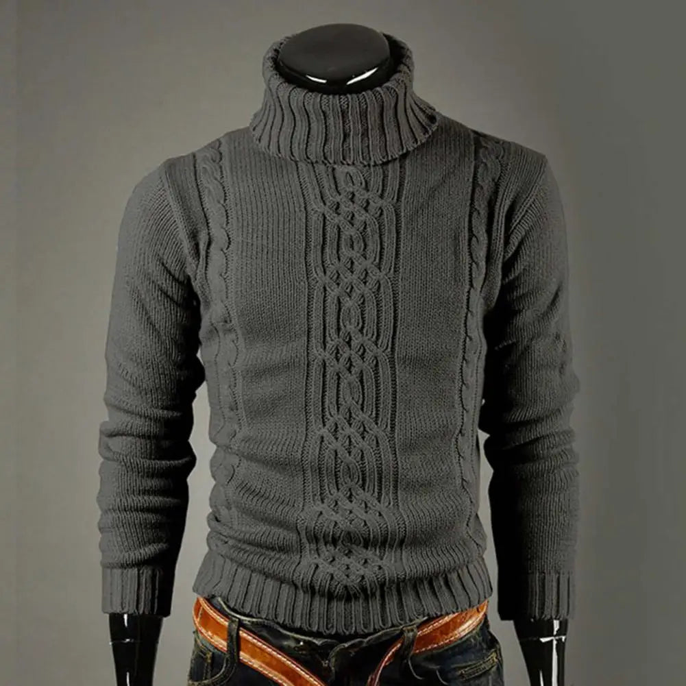 Percy – Warmer men's knitted sweater with turtleneck