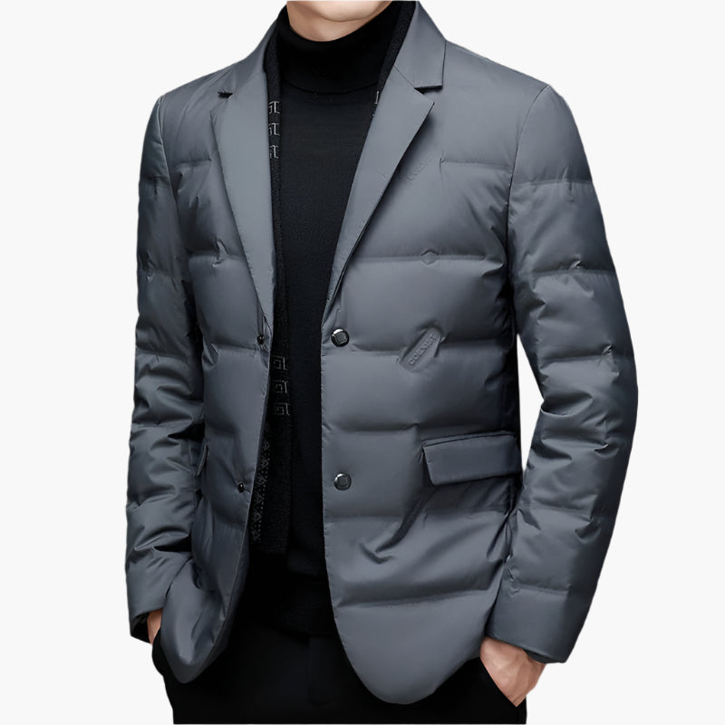 Herren Steppblazer Modern Elegant Winterjacke – Business & Freizeit