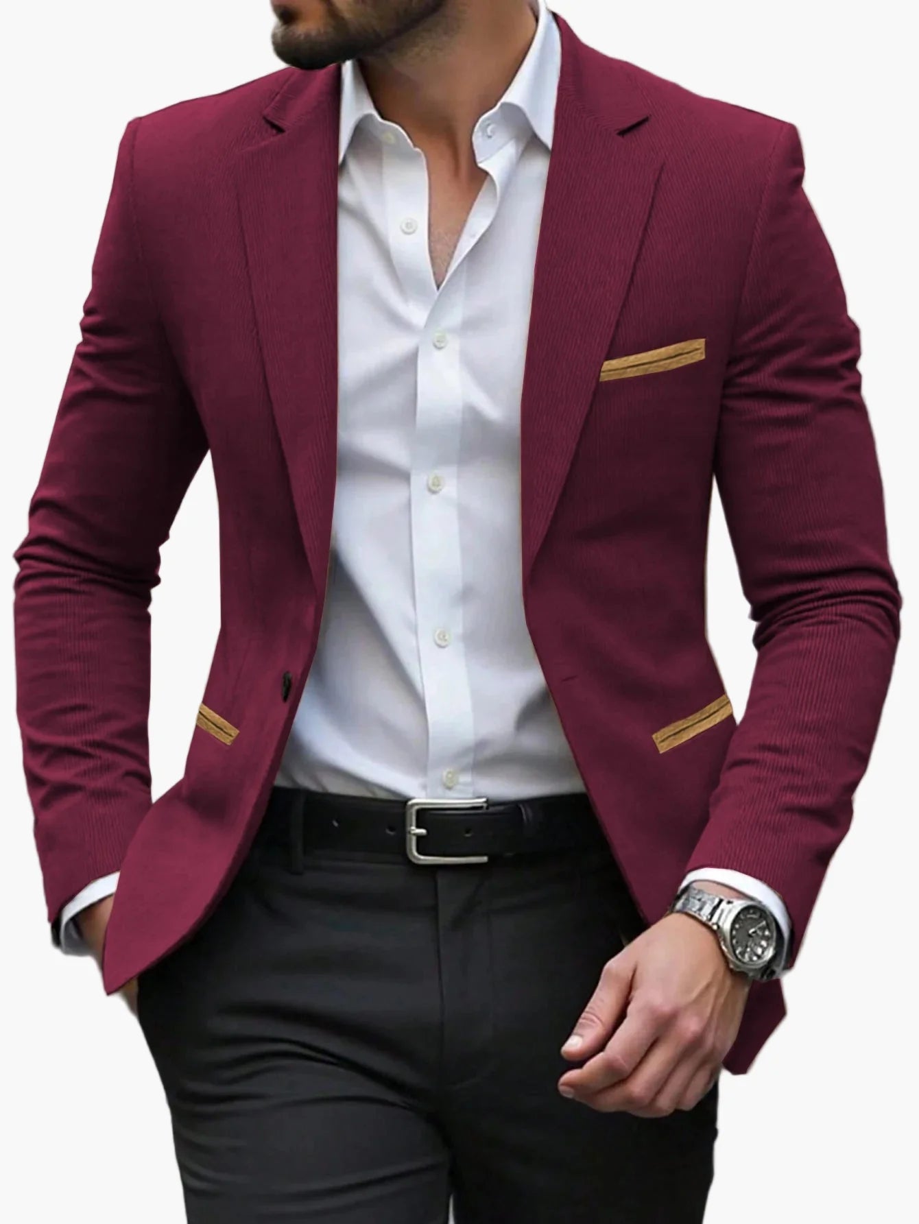 Herren Business Casual Sakko – Eleganter Blazer für Büro und festliche Anlässe