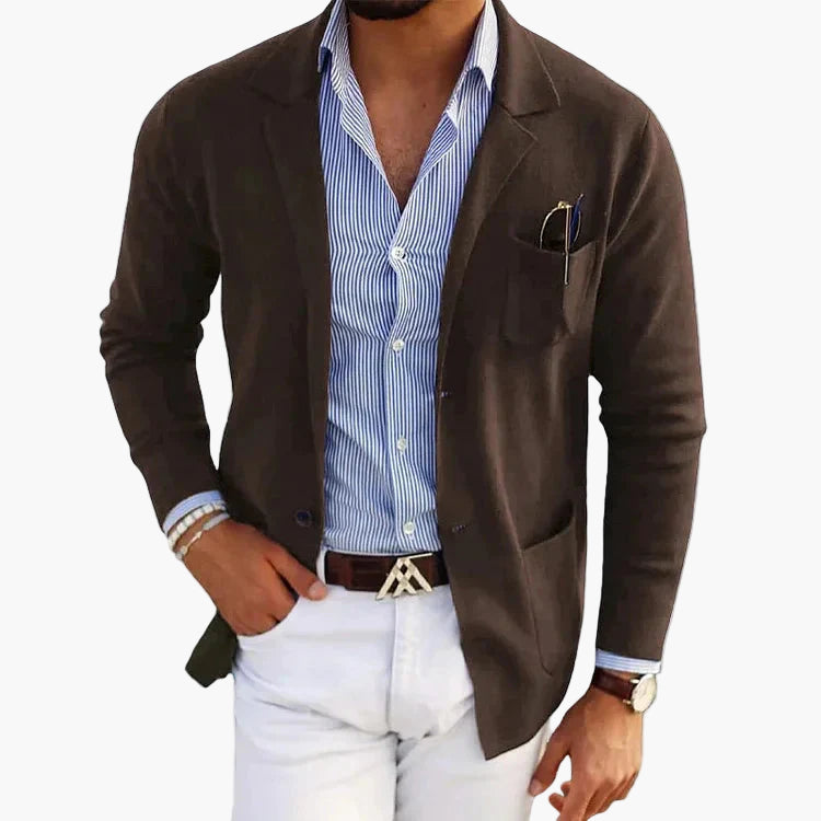Men's Blazer Business Casual Old Money Look – Elegant Jacket for Office and Leisure