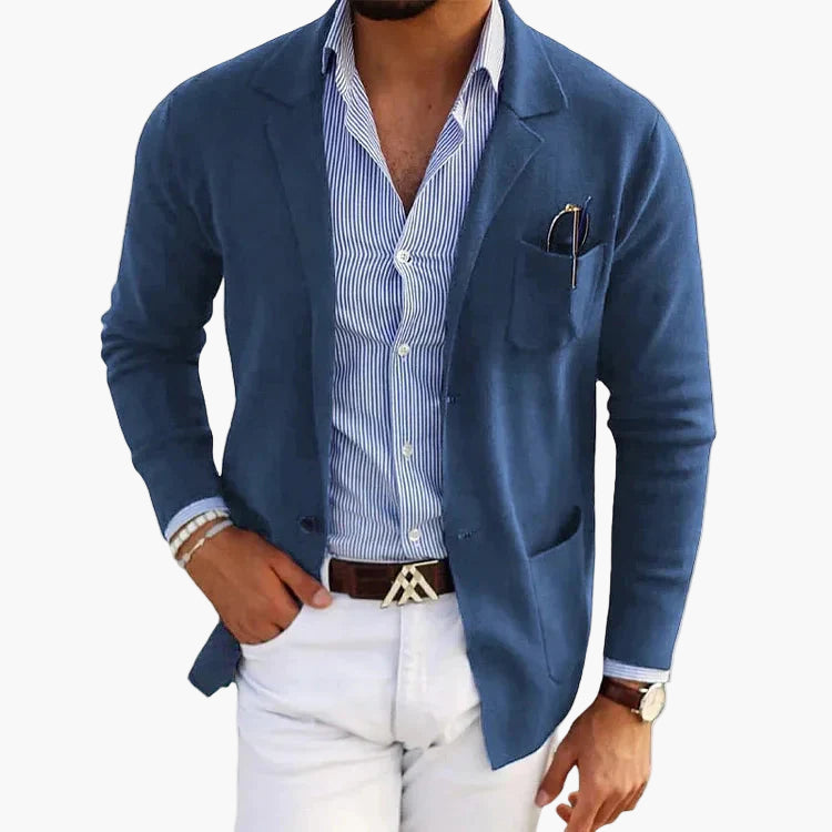 Men's Blazer Business Casual Old Money Look – Elegant Jacket for Office and Leisure