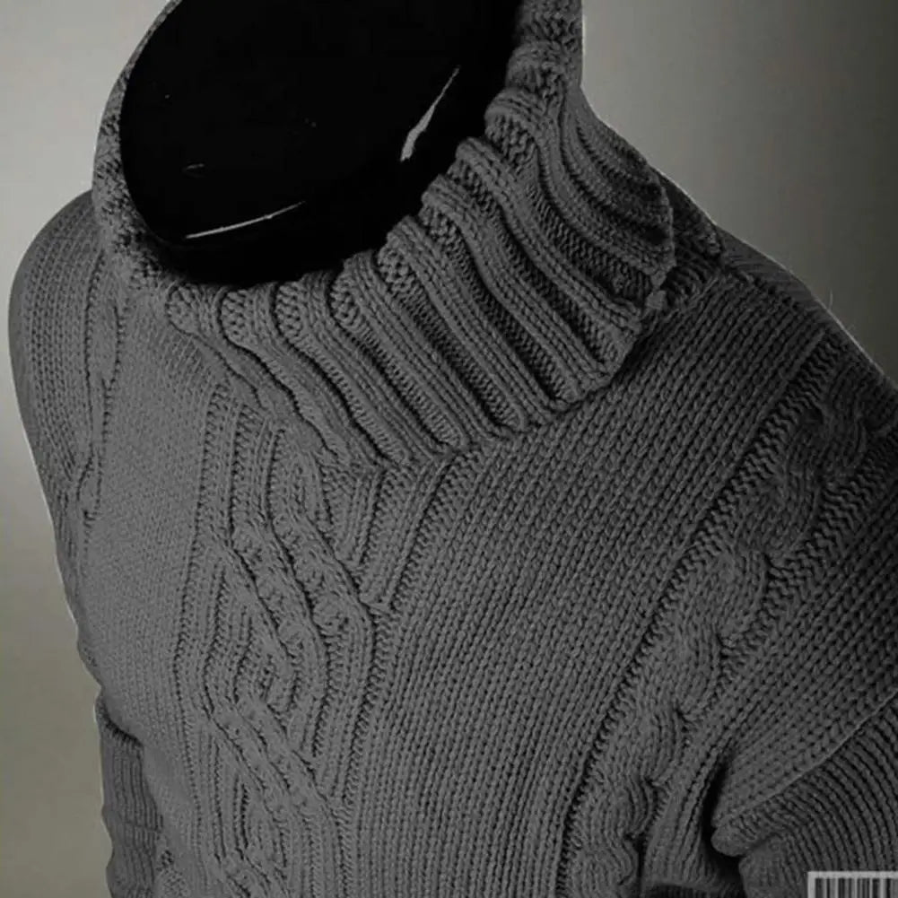 Percy – Warmer men's knitted sweater with turtleneck