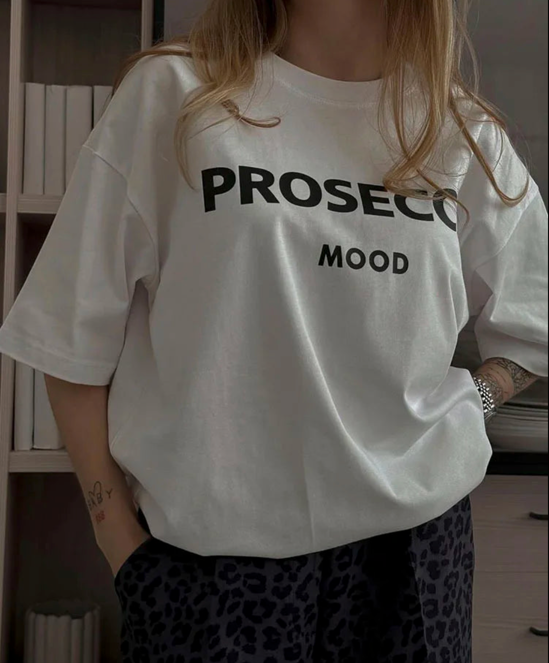 Abigail – Oversized Damen T-Shirt mit Grafischem Druck