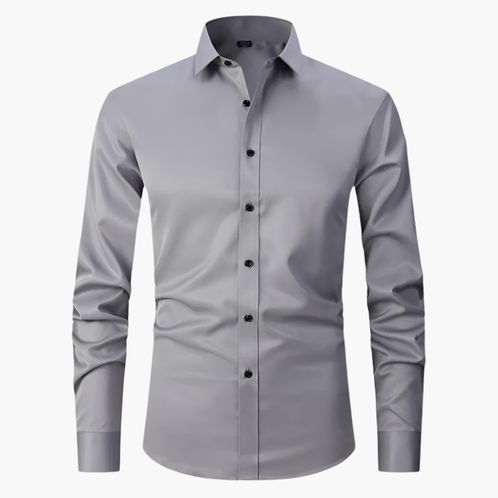 Herren Business & Freizeit Stretch Hemd Slim Fit – Elegantes Langarmhemd für Büro & Alltag