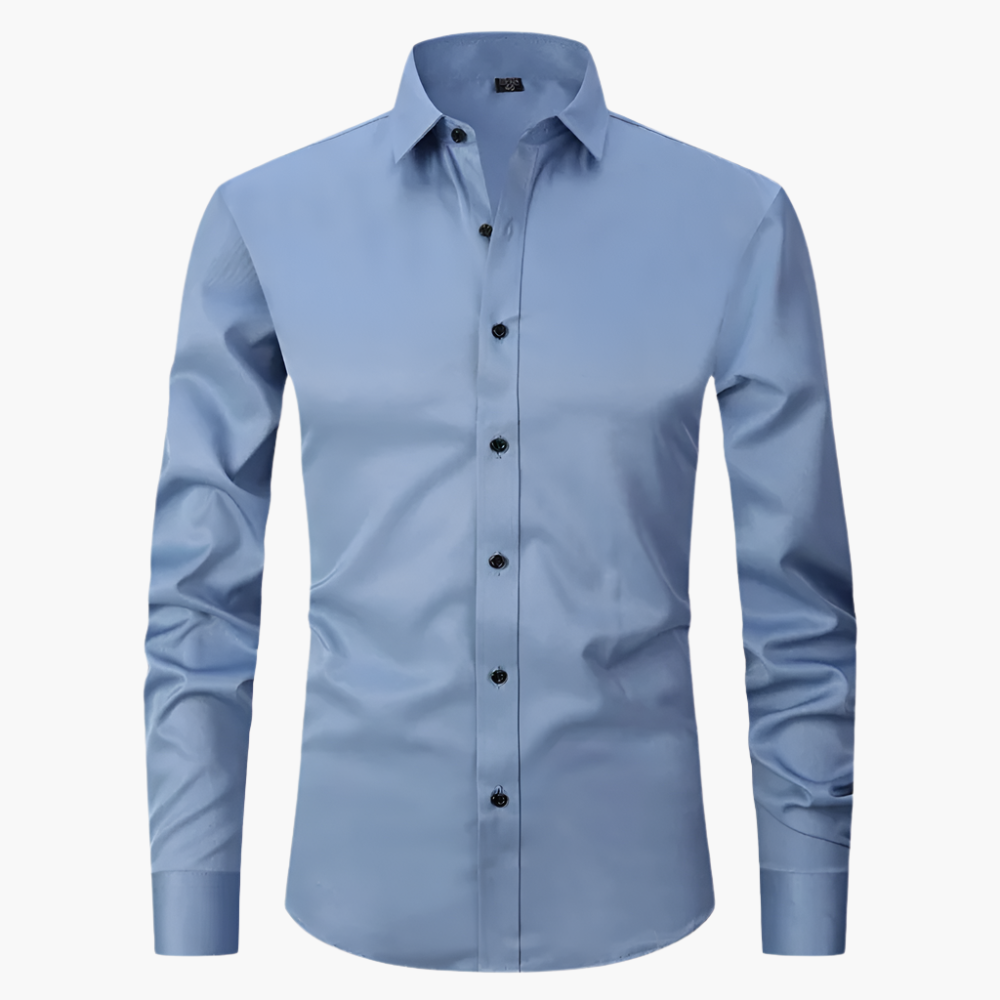 Herren Business & Freizeit Stretch Hemd Slim Fit – Elegantes Langarmhemd für Büro & Alltag