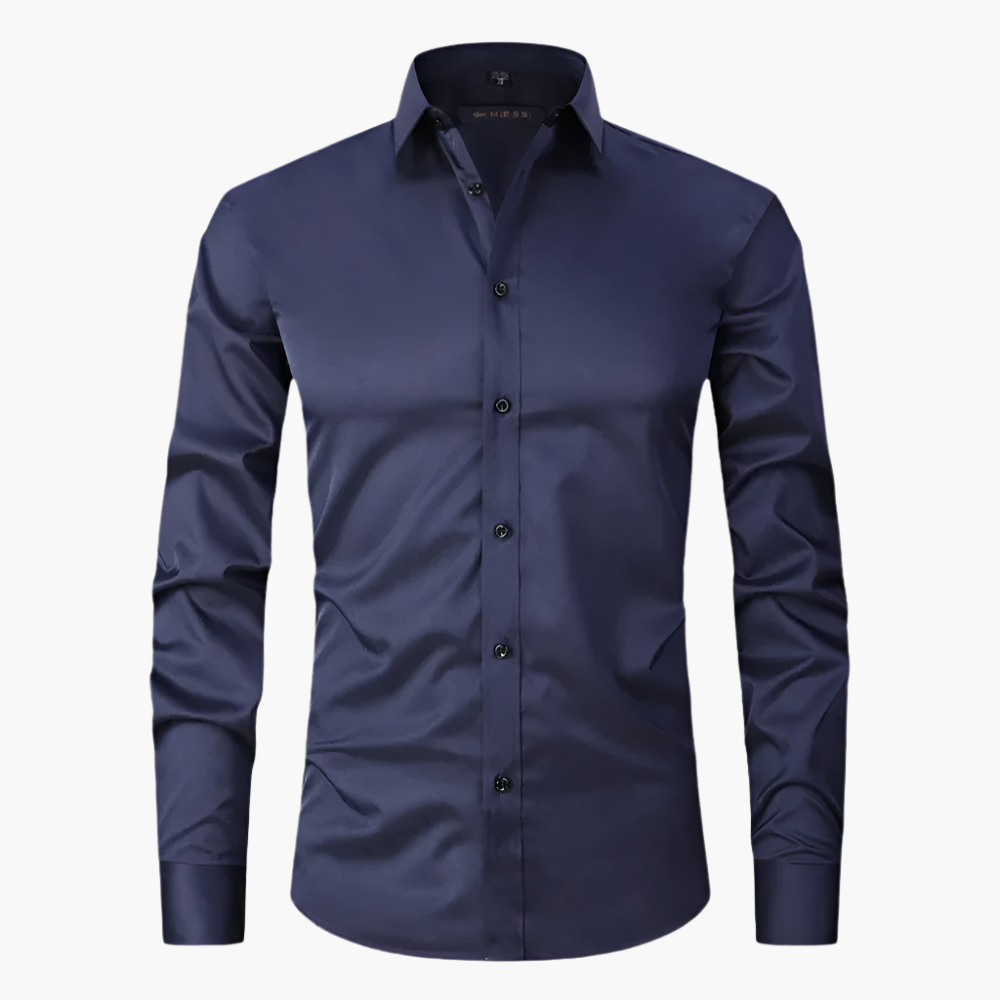 Herren Business & Freizeit Stretch Hemd Slim Fit – Elegantes Langarmhemd für Büro & Alltag