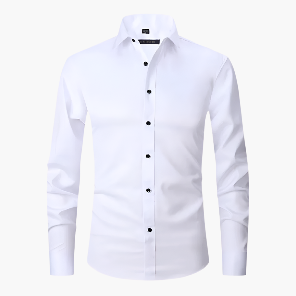 Herren Business & Freizeit Stretch Hemd Slim Fit – Elegantes Langarmhemd für Büro & Alltag