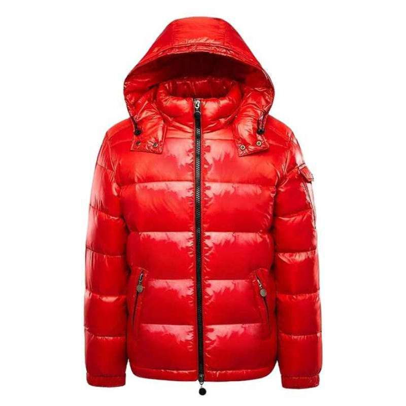 Men's Winter Quilted Jacket with Hood – Fashionable Outdoor Puffer Jacket for Cold Days
